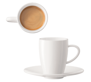 Kaffekopp med skål