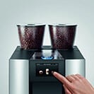 JURA GIGA X8c Kaffemaskin Det Norske Kaffehus touch skjerm