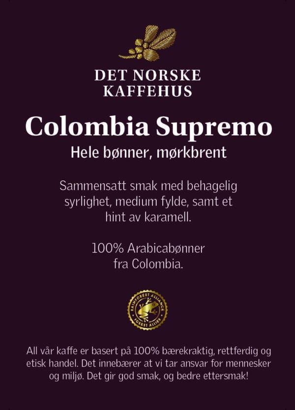 Akrylskilt Colombia Supremo