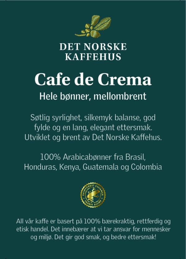 Akrylskilt Café de Crema