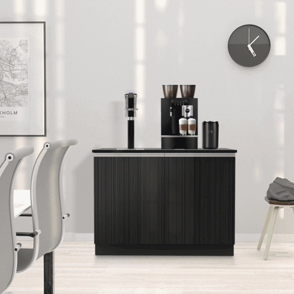 JURA X8C med Lom Evo på underskap