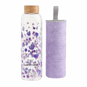 Waterdrop Glassflaske Lilla