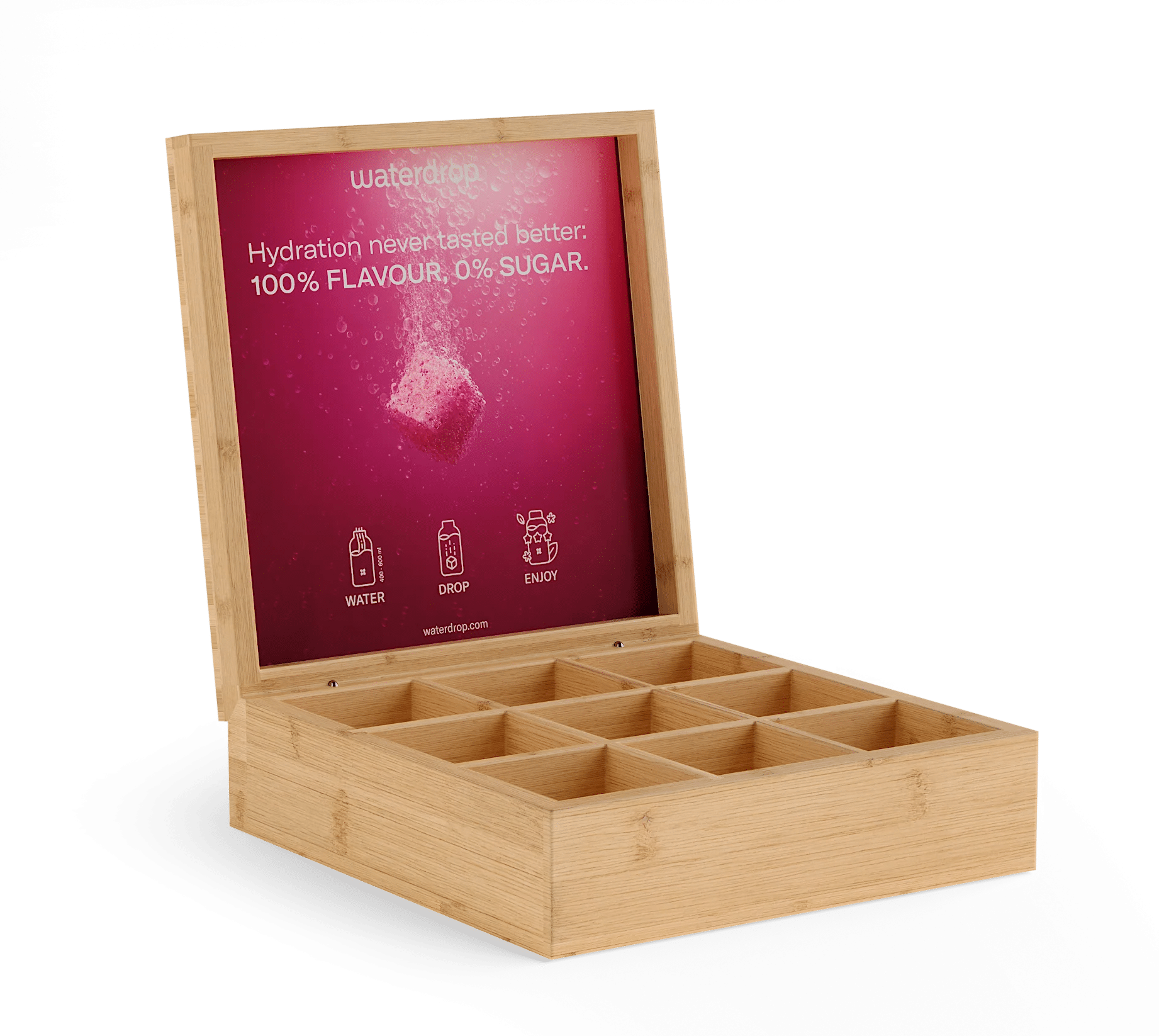 Waterdrop Bambus Box