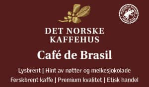 Klistremerke Café de Brasil