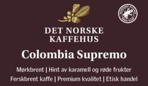 Klistremerke Colombia Supremo