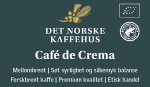Klistremerke Café de Crema