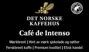 Klistremerke Café de Intenso