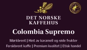 Klistremerke Colombia Supremo