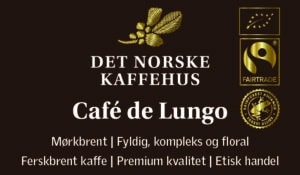 Klistremerke Café de Lungo
