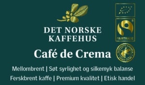 Klistremerke Café de Crema