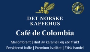 Klistremerke Café de Colombia
