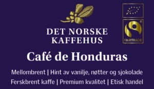 Klistremerke Café de Honduras