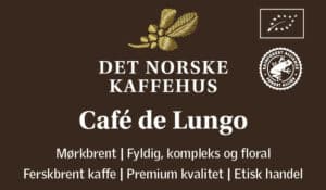 Klistremerke Café de Lungo