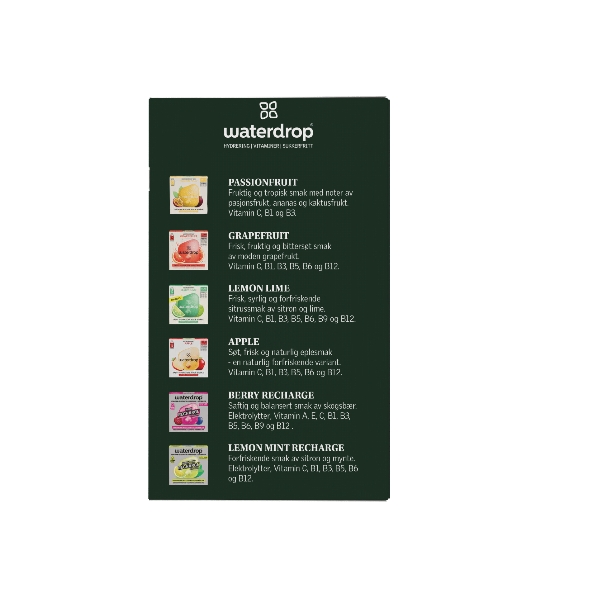 Waterdrop meny - Bilde 3