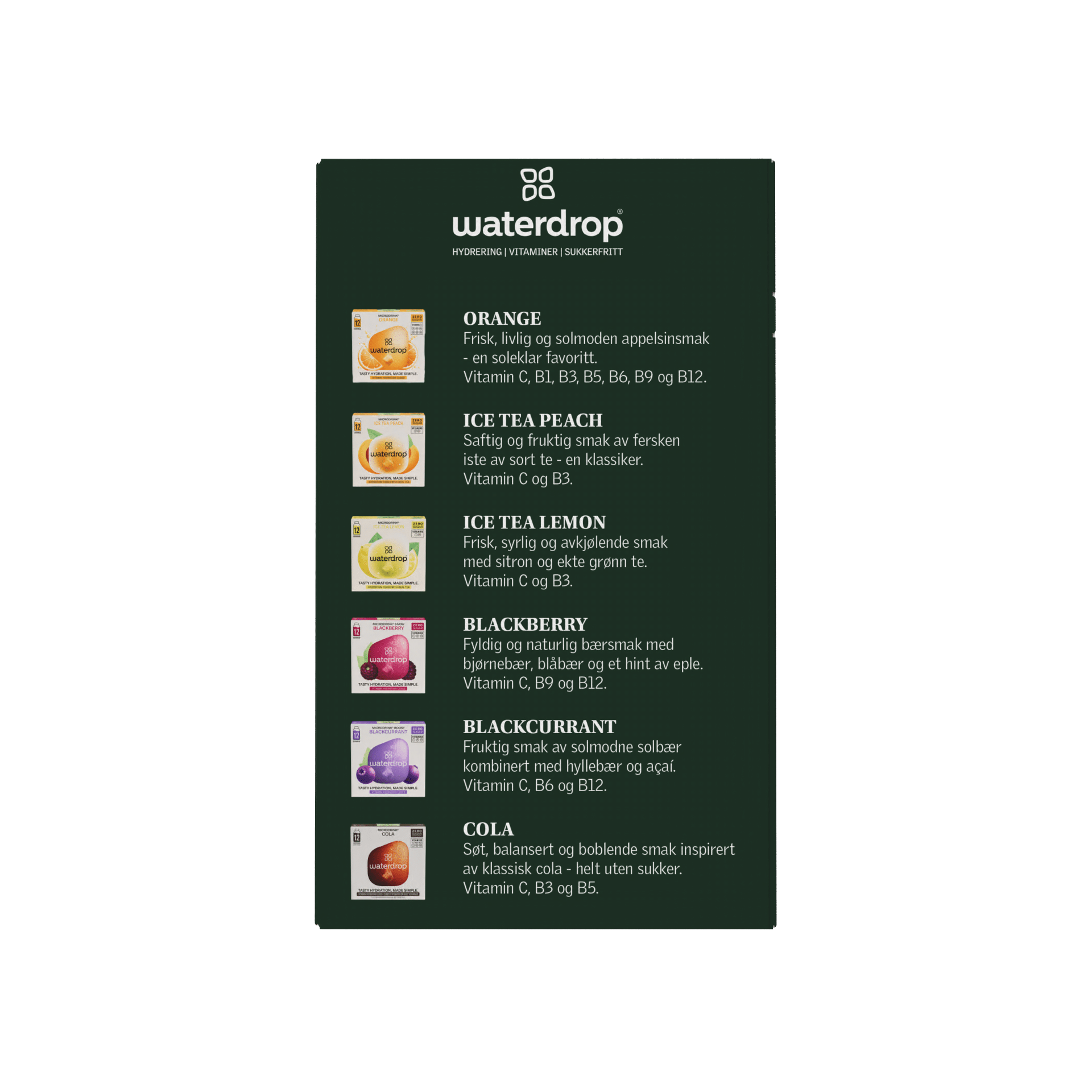 Waterdrop meny - Bilde 2